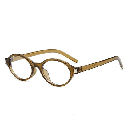 Unisex Retro Oval Sunglasses