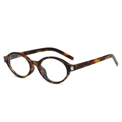 Unisex Retro Oval Sunglasses