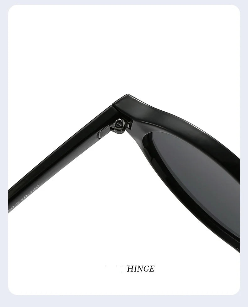 Unisex Retro Oval Sunglasses