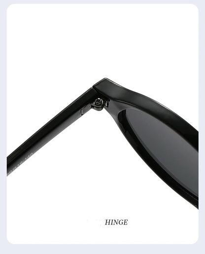 Unisex Retro Oval Sunglasses