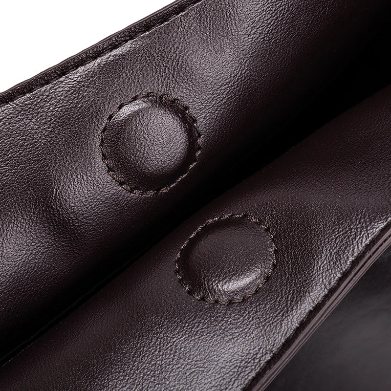Women's Minimalist Leather Boston Bag