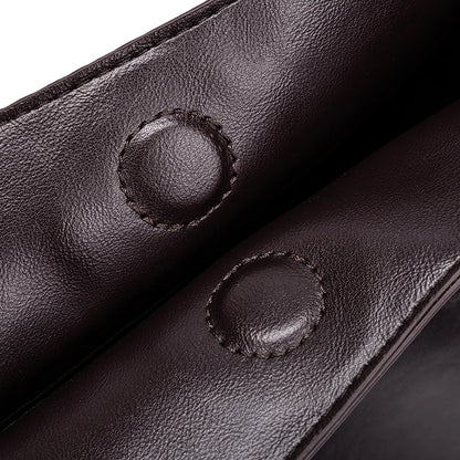 Women's Minimalist Leather Boston Bag