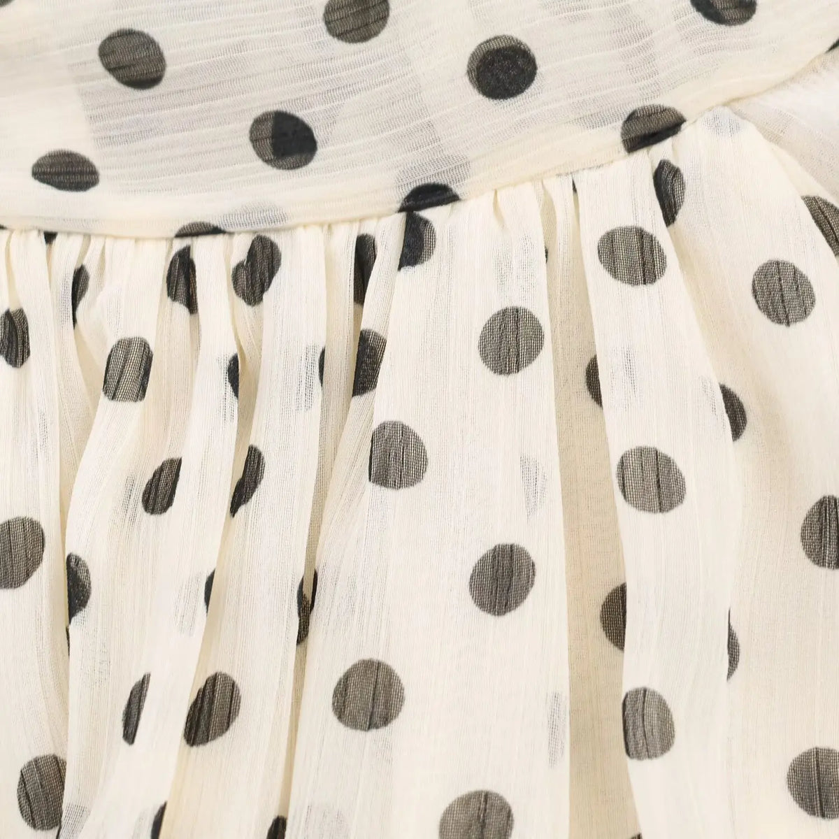 Women's Polka Dot High Neck Blouse
