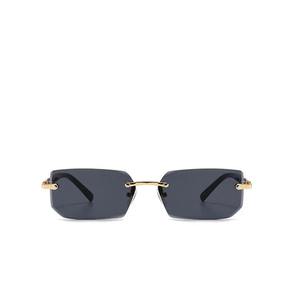 Unisex Rimless Rectangle Sunglasses